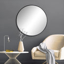 70cm Round Wall Mirror Bathroom Makeup Mirror by Della Francesca-6