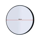 80cm Round Wall Mirror Bathroom Makeup Mirror by Della Francesca-11