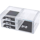 11 Drawers Clear Acrylic Tower Organiser Cosmetic jewellery Luxury Storage Cabinet-9