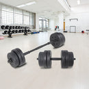 20kg Dumbbell Set Home Gym Fitness Exercise Weights Bar Plate-5