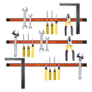 3 x 61cm Magnetic Wall Mounted Tool Holder Storage Organiser Garage Workshop-4