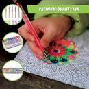 Glitter Gel Pens (100 pack) with 2.5X More Ink - Craft, Kids & Adult Colouring-9