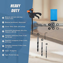 14X Pocket Hole Jig Kit Woodworking Drill Hole Locator Craft Carpenters + F Clip-11