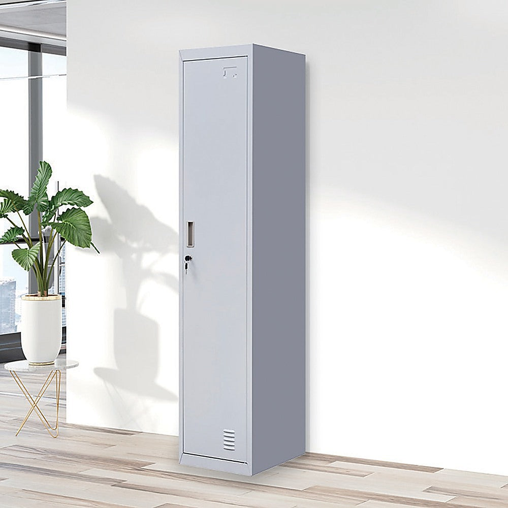 One-Door Office Gym Shed Clothing Locker Cabinet - 0