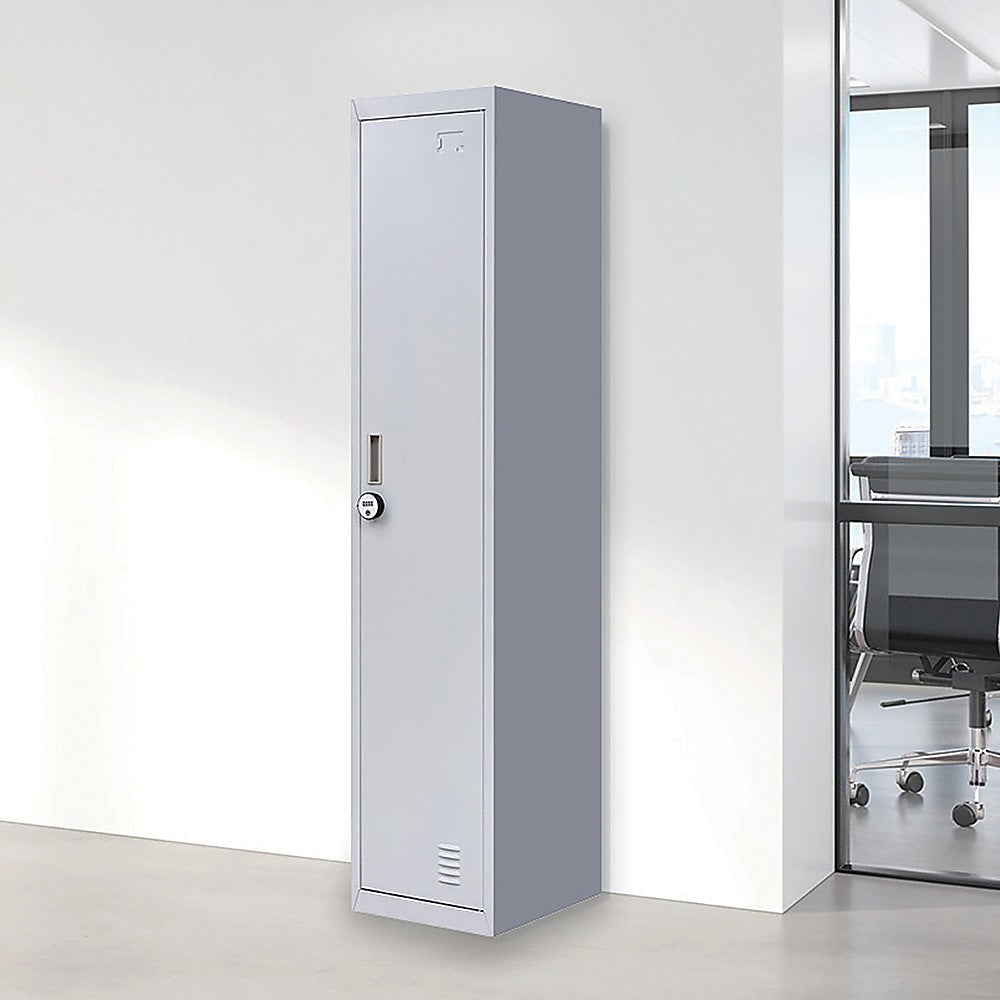 One-Door Office Gym Shed Clothing Locker Cabinet - 0