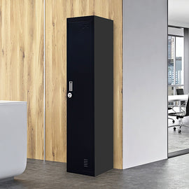 One-Door Office Gym Shed Clothing Locker Cabinet - 0