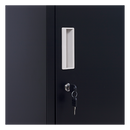 2-Door Vertical Locker for Office Gym Shed School Home Storage-4