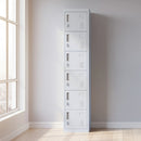 6-Door Locker for Office Gym Shed School Home Storage-2