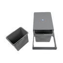 2x 15L Pull Out Trash Bin Dual Kitchen Garbage Waste Basket Cabinet Bin-8