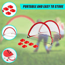 Portable Kids Soccer Goal Set with Cones-10