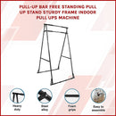 Pull-up Bar Free Standing Pull up Stand Sturdy Frame Indoor Pull Ups Machine-3