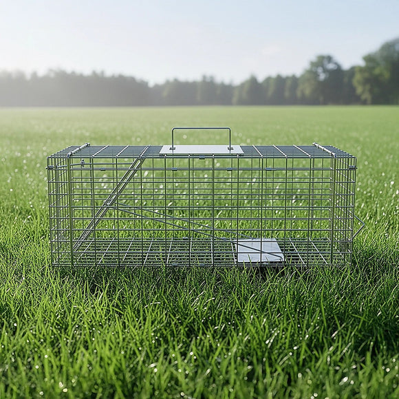 Trap Humane Possum Cage Live Animal Safe Catch Rabbit Cat Hare Fox Bird