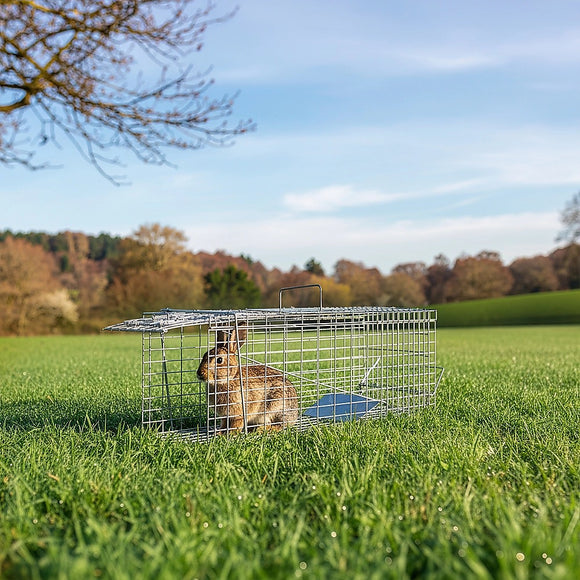 Trap Humane Possum Cage Live Animal Safe Catch Rabbit Cat Hare Fox Bird