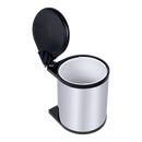 Kitchen Swing Pull Out Bin Stainless Steel Garbage Rubbish Waste Trash Can 14L-8