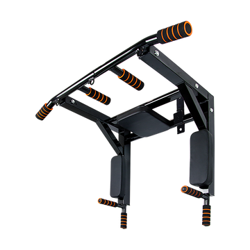 Heavy Duty Wall Mounted Power Station - Knee Raise - Pull Up - Chin Up -Dips Bar - 0