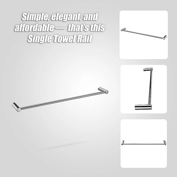 Single Towel Rail - 615mm