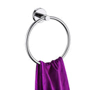 Classic Chrome Towel Bar Rail Ring Bathroom-5