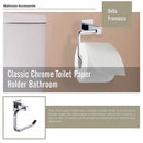 Classic Chrome Toilet Paper Holder Bathroom-9