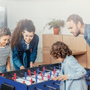 4FT 12-in-1 Combo Games Tables Foosball Soccer Basketball Hockey Pool Table Tennis-2