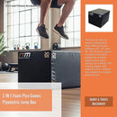 3 IN 1 Foam Plyo Games Plyometric Jump Box-9