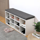 Shoe Cabinet Bench Shoes Storage Rack Organiser Wooden Shelf Cupboard Box-5