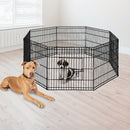 24" 8 Panel Pet Dog Playpen Puppy Exercise Cage Enclosure Fence Play Pen-3