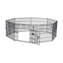 24" 8 Panel Pet Dog Playpen Puppy Exercise Cage Enclosure Fence Play Pen-10