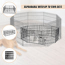24" 8 Panel Pet Dog Playpen Puppy Exercise Cage Enclosure Fence Play Pen-13