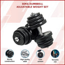 50KG Dumbbell Adjustable Weight Set-3