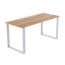 Square-Shaped Table Bench Desk Legs Retro Industrial Design Fully Welded - White-7