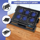 Laptop Cooling Pad with Adjustable Fan Stand – Fits 11" to 17" Notebooks-8
