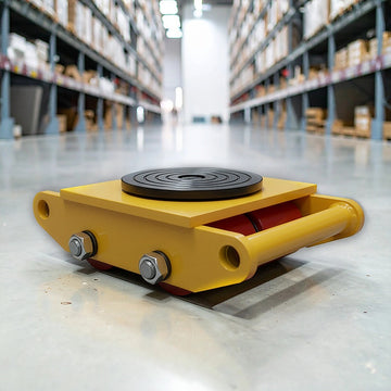 Heavy Duty Machine Dolly Skate Machinery Roller Mover Cargo Trolley 6T - 0