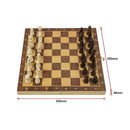 Chess Board Games Folding Large Chess Wooden Chessboard Set Wood Toy Gift-13