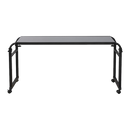 Overbed Table Work Laptop Desk with Wheels-4