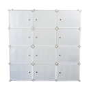 White Cube DIY Shoe Cabinet Rack Storage Portable Stackable Organiser Stand-4