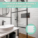 Tiles 3D Peel and Stick Wall Tile Subway White (30 x 30cm x 10 sheets)-5