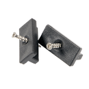 100 Composite Decking Hidden Fixing Fasteners Plastic T Clips & Screws-1