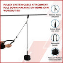 Pulley System Cable Attachment Pull Down Machine DIY Home Gym Workout Kit-3