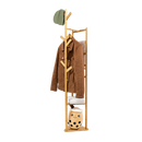 Clothes Coat Rack Garment Stand Shelf Wooden Tree Hanger Bag Hat Hook Holder-4