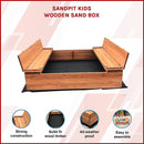 Sandpit Kids Wooden Sand box-3