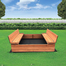 Sandpit Kids Wooden Sand box-5