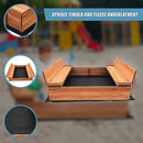 Sandpit Kids Wooden Sand box-7