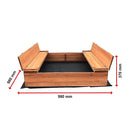 Sandpit Kids Wooden Sand box-11