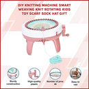 DIY Knitting Machine Smart Weaving Knit Rotating Kids Toy Scarf Sock Hat Gift-3