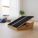 Wooden Slant Exercise Board With Adjustable Incline And Non-Slip Surface-4