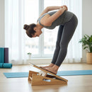 Wooden Slant Exercise Board With Adjustable Incline And Non-Slip Surface-4