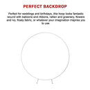 2M Wedding Hoop Round Circle Arch Backdrop Flower Display Stand Frame Background-11