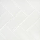 Tiles 3D Peel and Stick Wall Tile Herringbone White 10 Sheets-6