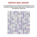 Tiles 3D Peel and Stick Wall Tile Crystal Mosaic 10 Sheets-11