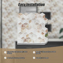 Tiles 3D Peel and Stick Wall Tile Shell Mosaic 10 Sheets-9